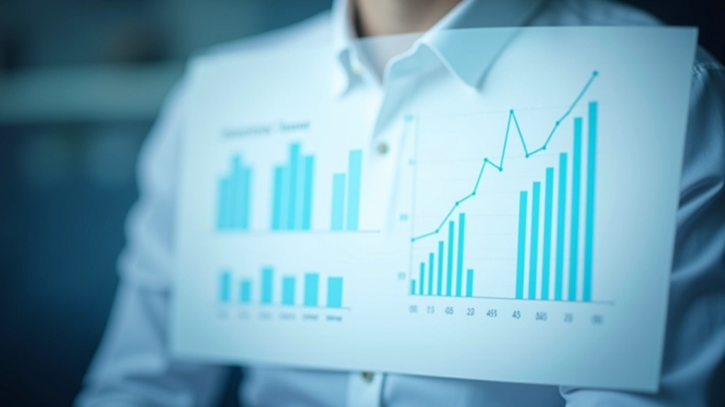 Graphique d'analyse financière avec données